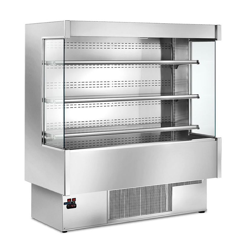 Vitrine murale réfrigérée SILVER 1800 inox