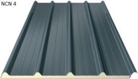 Dakpanelen 020 mm dikte RAL7016