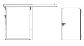 Portes pour chambres de congélation