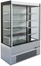 Wandkoeling met glasdeuren Eco Cronus Inox